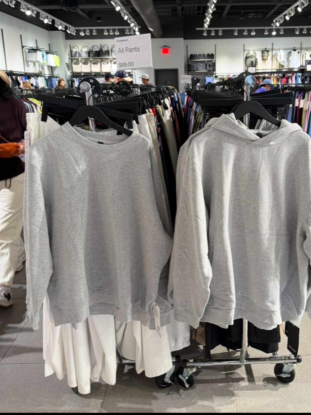 Men's Gray lululemon Crewneck Sweater -